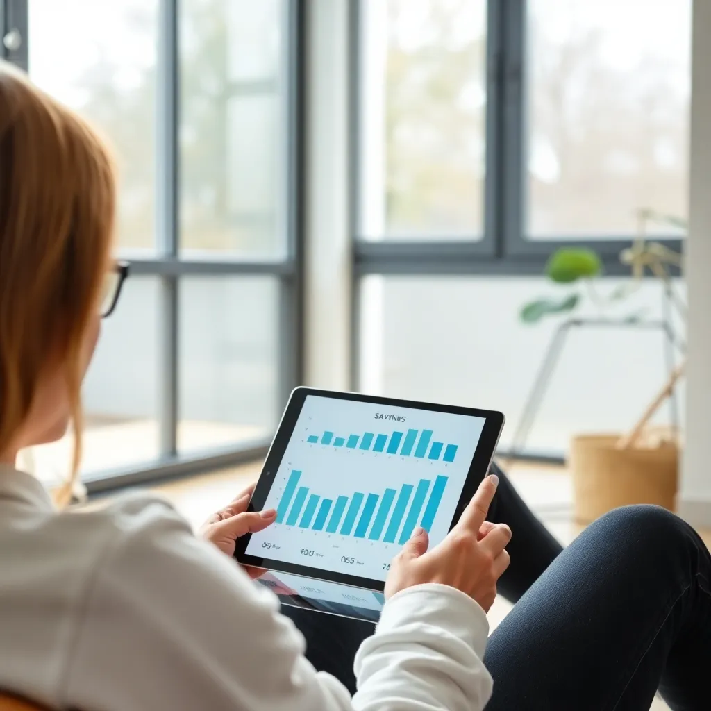 Gepersonaliseerd Nederlands budgetplan op tablet met grafieken